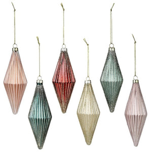 Ribbed Rhombus Ornament