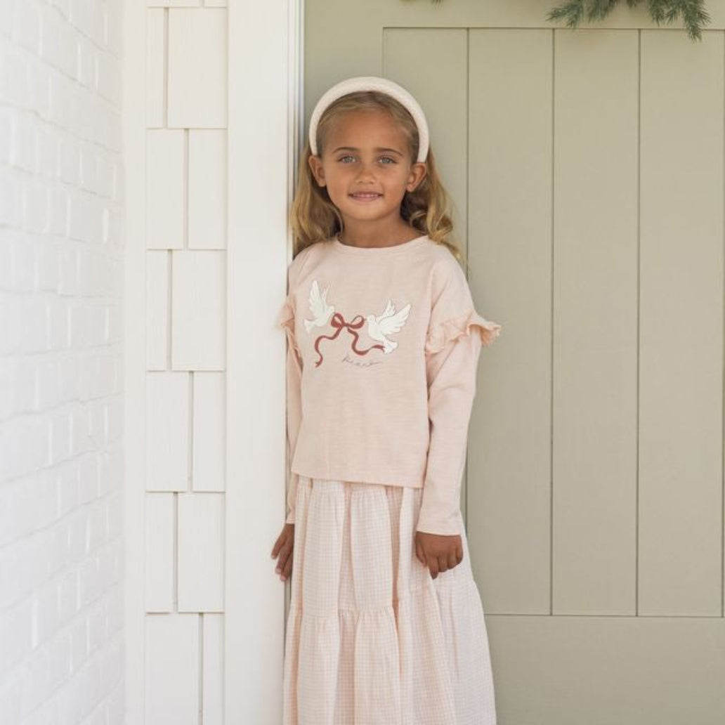 Ruffle Long Sleeve Tee