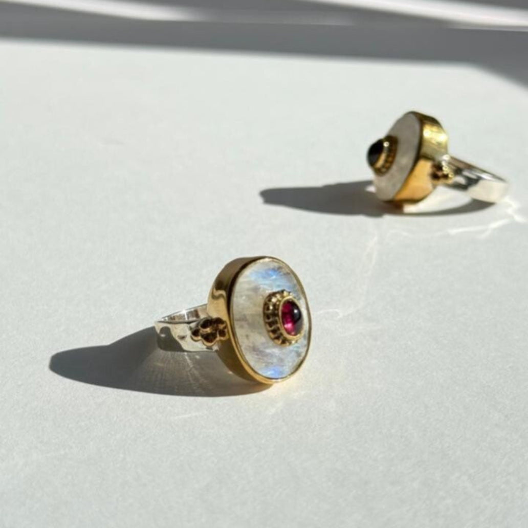 Sagar Moonstone Ring