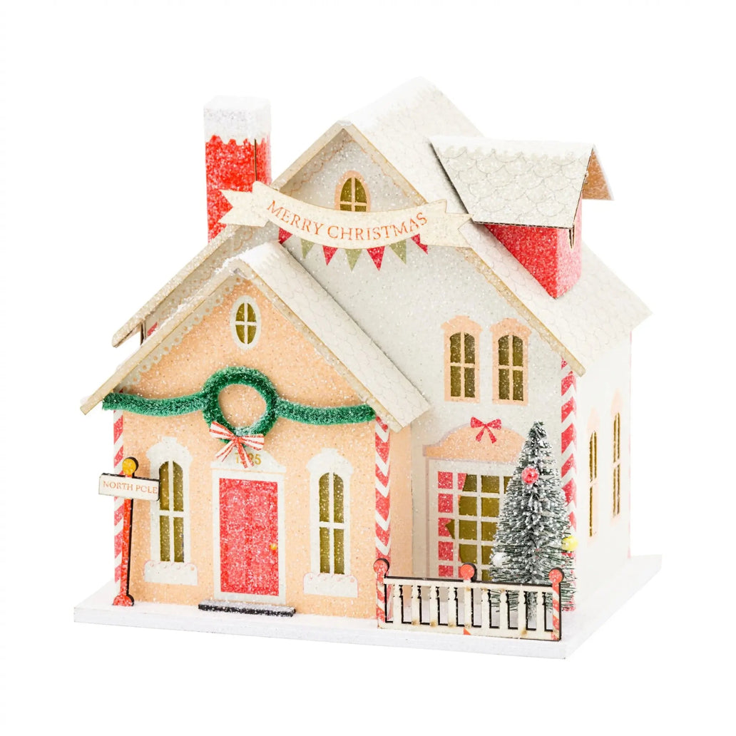 Santa's Light Up Christmas Village House