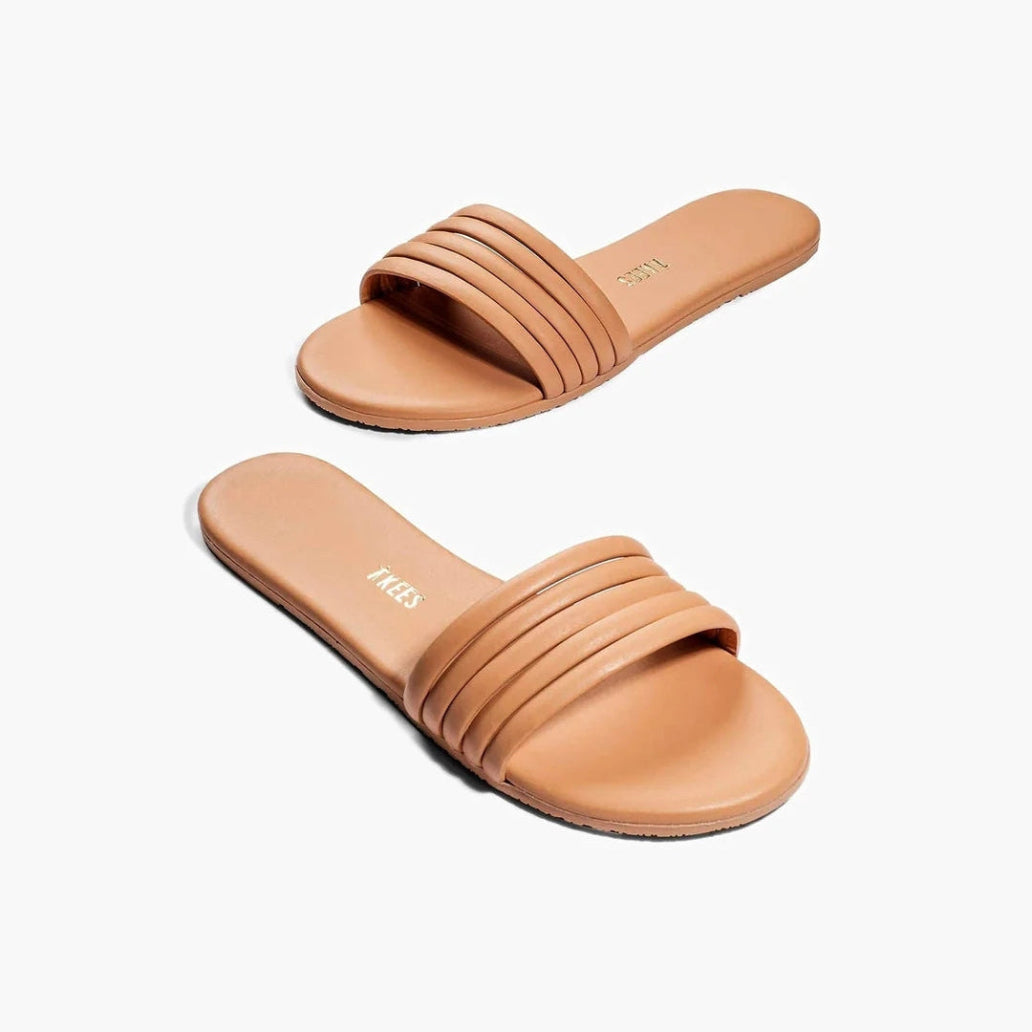 Serena slides sandals, boutique women’s footwear from Ella Collective Raleigh.