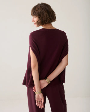 Sleeveless Cape Top