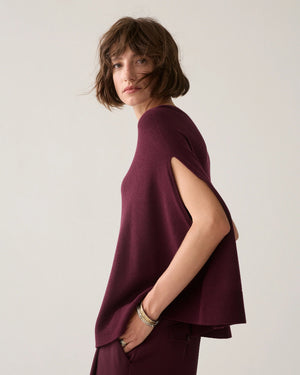 Sleeveless Cape Top
