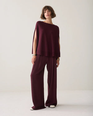 Sleeveless Cape Top