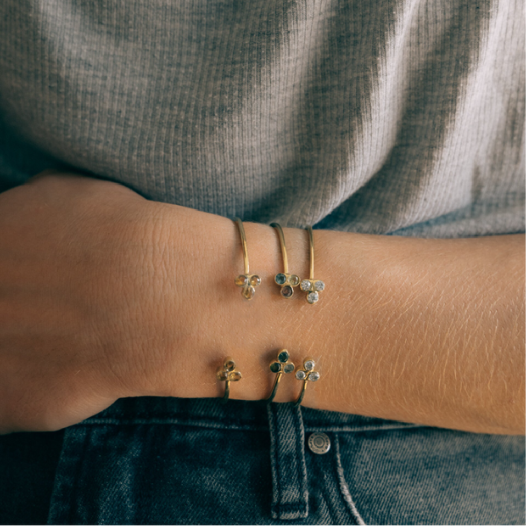 Trebol Citrine Bracelet