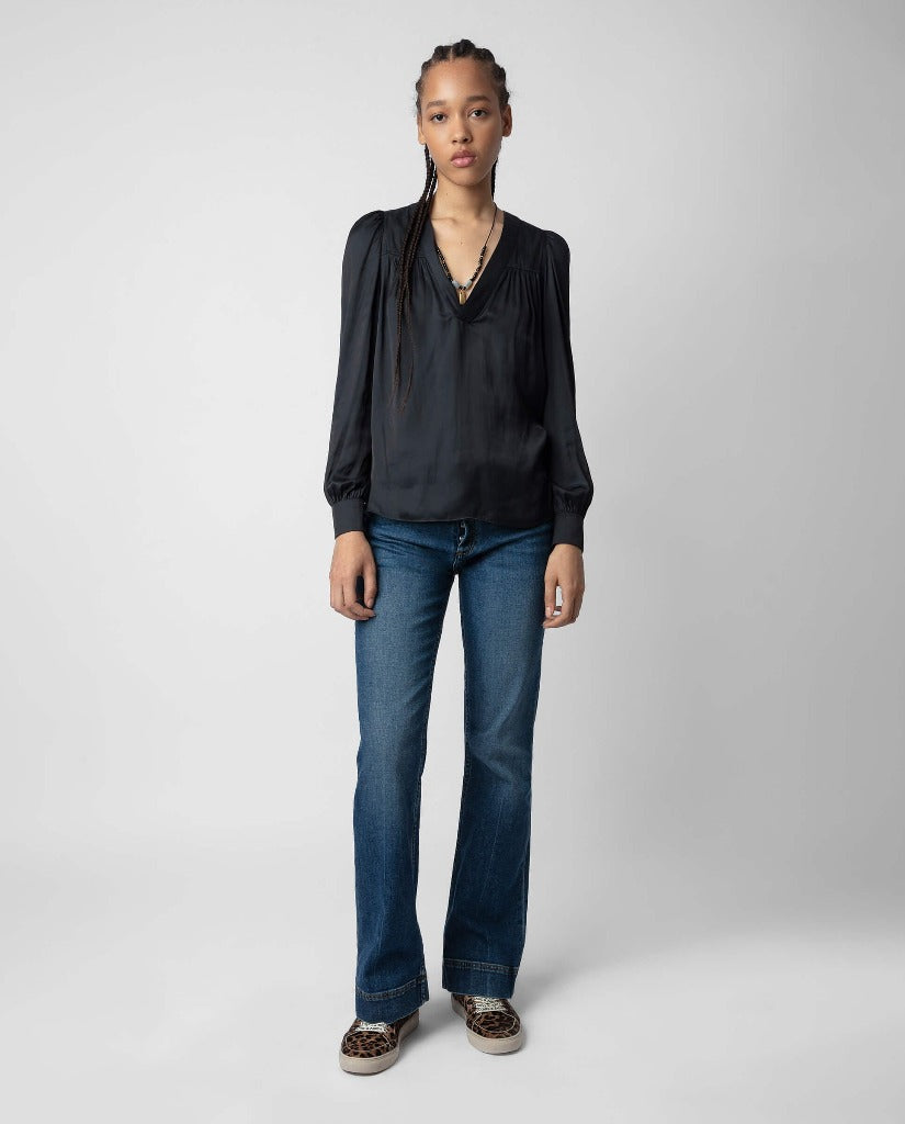 Telia Satin Blouse