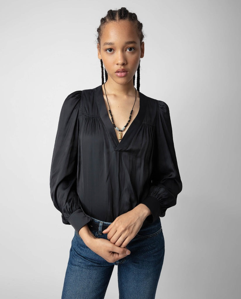 Telia Satin Blouse