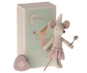 Tooth Fairy Mouse in Matchbox