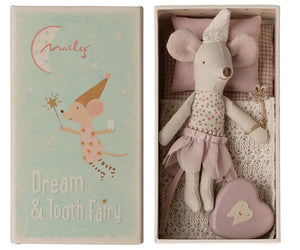 Tooth Fairy Mouse in Matchbox