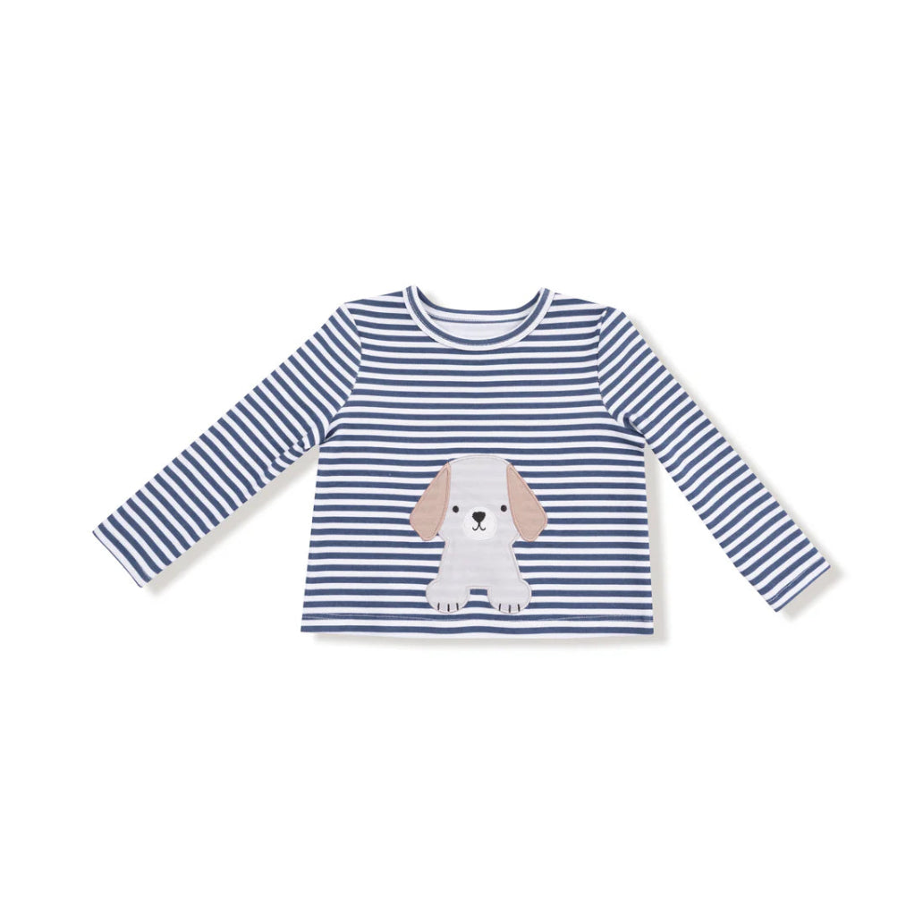 LS Shirt w/ Dog Applique