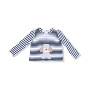 LS Shirt w/ Dog Applique