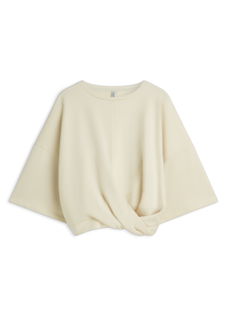 Wrap Kimono Sweatshirt