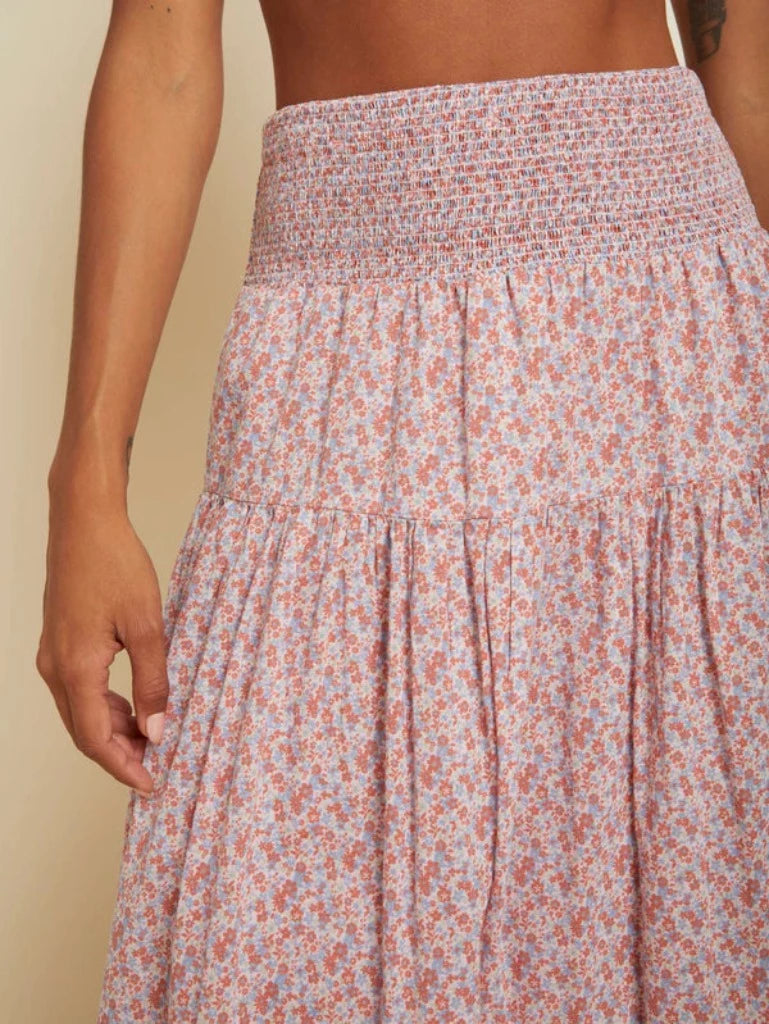 Yumi Smocked Tiered Skirt