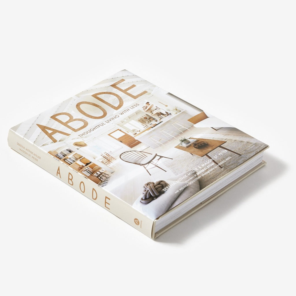 Abode coffee table book, modern design and interiors inspiration from Raleigh boutique.