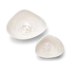 White Cloud Organic Shaped Bowl