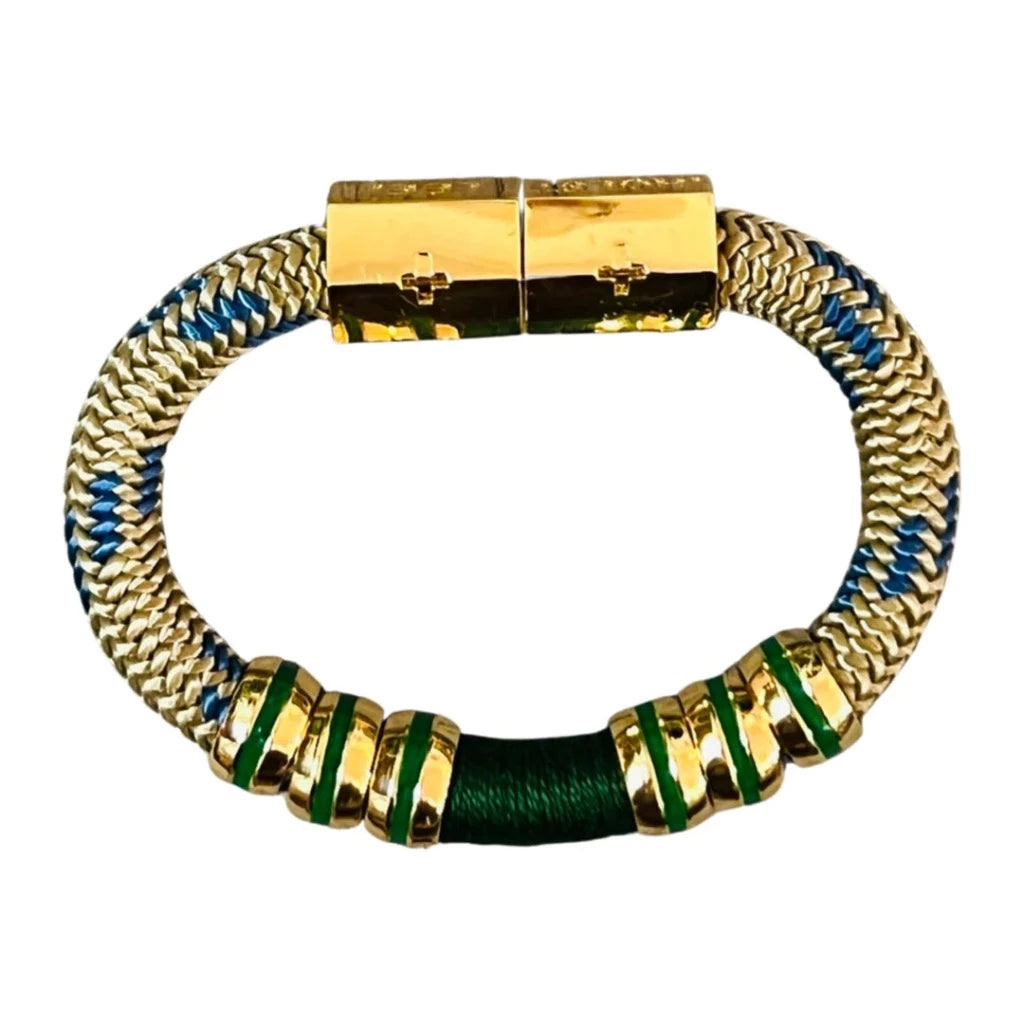Colorblock bracelet with multi-tone design, boutique women’s jewelry from Ella Collective Raleigh.
