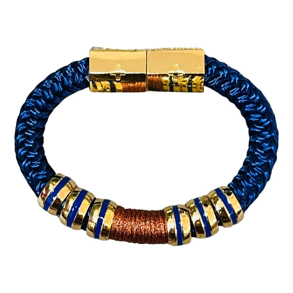 Colorblock bracelet with multi-tone design, boutique women’s jewelry from Ella Collective Raleigh.