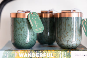 Cheena Glass Candle