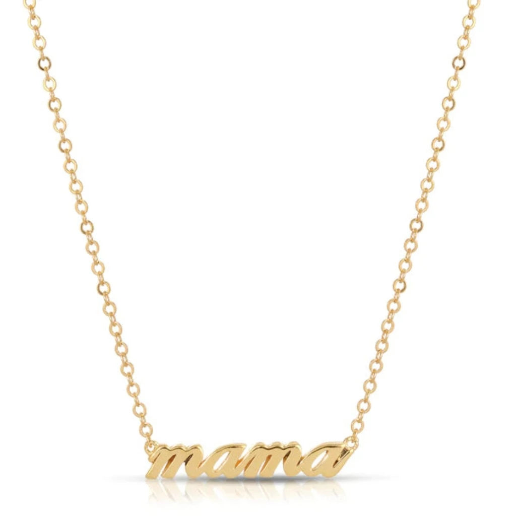 Hey Mama necklace, boutique women’s jewelry from Ella Collective Raleigh.