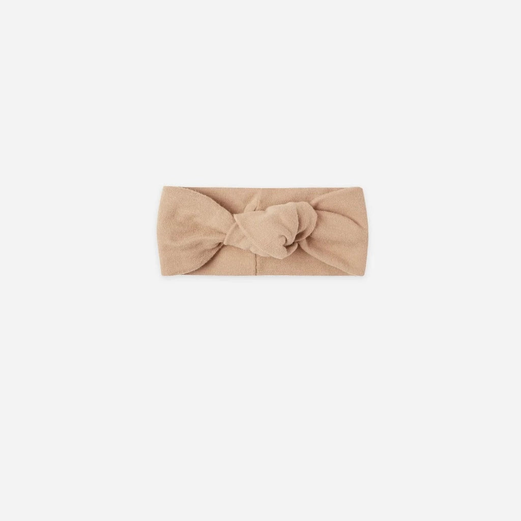 Knotted baby headband, boutique toddler accessory from Ella Collective Raleigh.