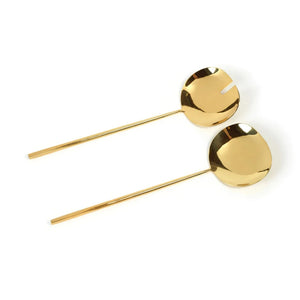 Polished Gold Server Set