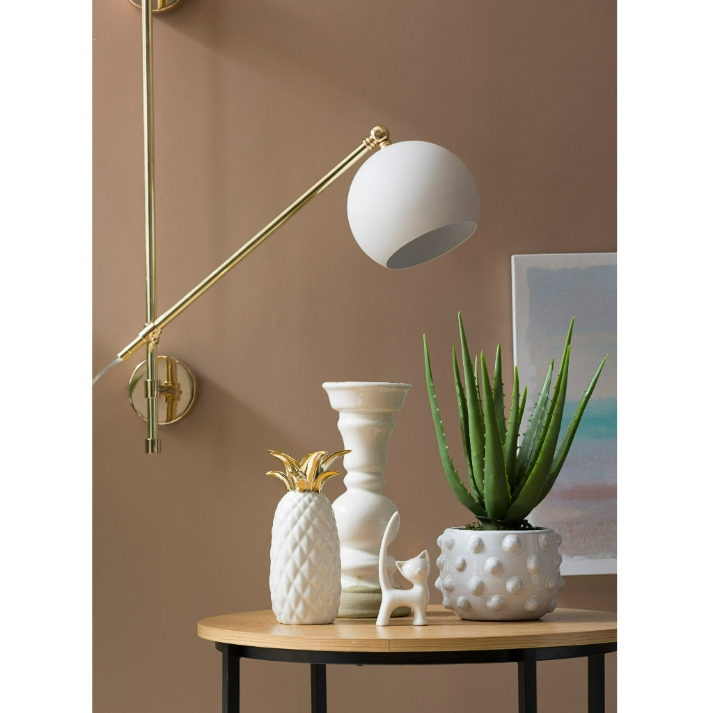 Raised dots planter, boutique decorative ceramic planter from Ella Collective Raleigh.