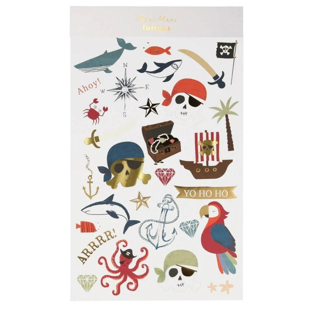 Pirate Tattoo Sheets