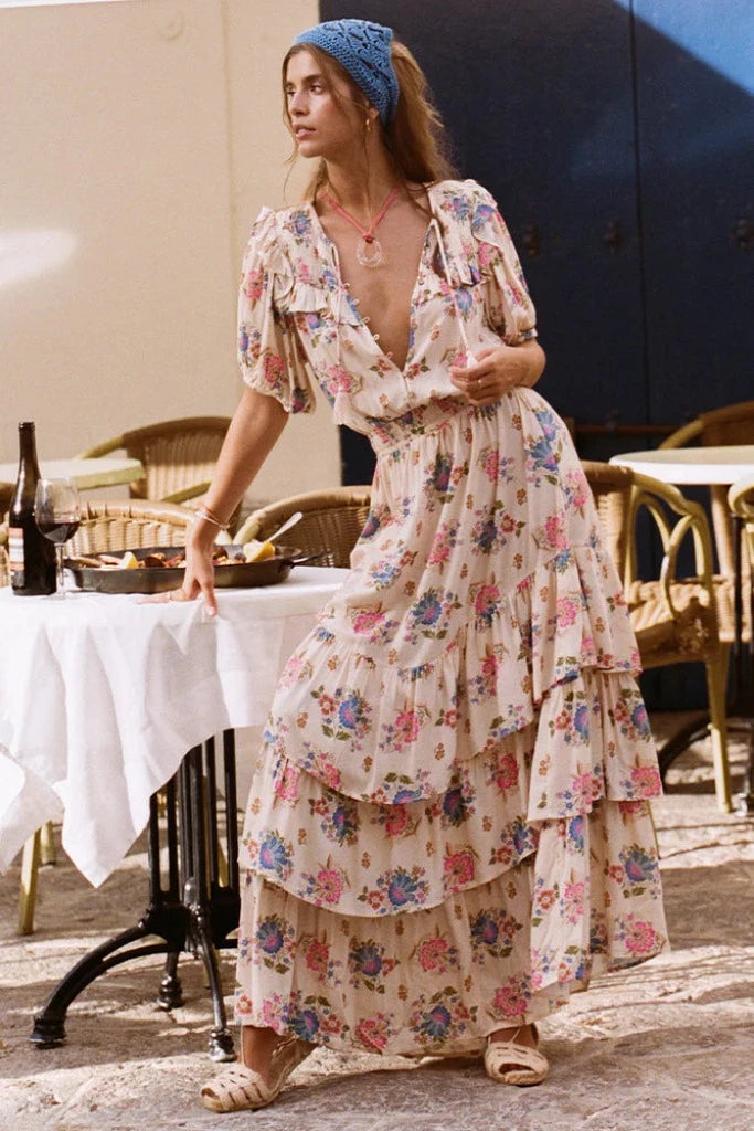 Solstice Ruffle Gown