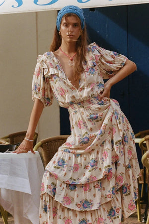 Solstice Ruffle Gown