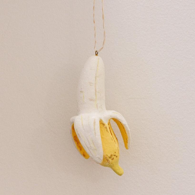 Peeled Banana Ornament